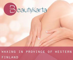Waxing in Province of Western Finland